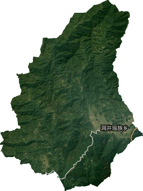 洞井瑤族鄉衛星圖