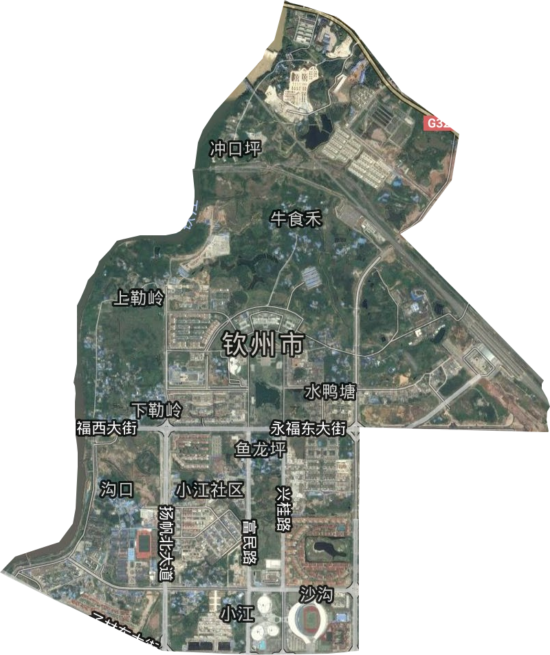 鴻亭街道衛星圖