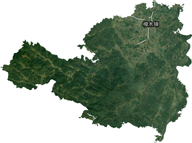 樟木鎮衛星圖