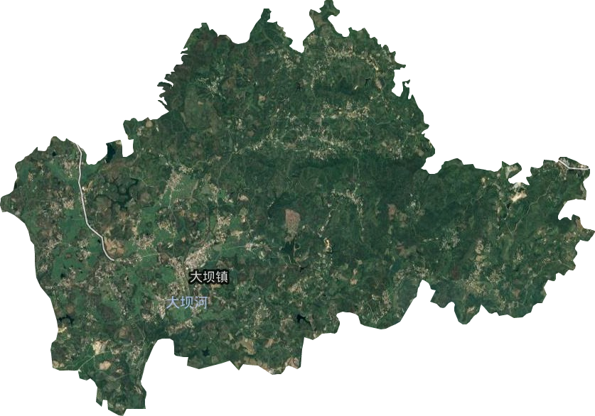 大壩鎮(zhèn)衛(wèi)星圖
