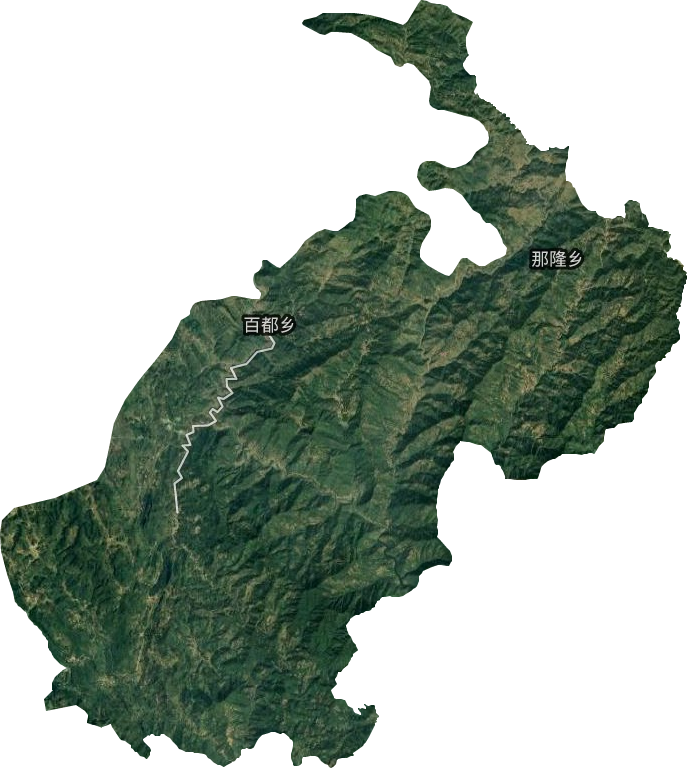 百都鄉衛星圖