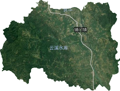 鋪門鎮衛星圖