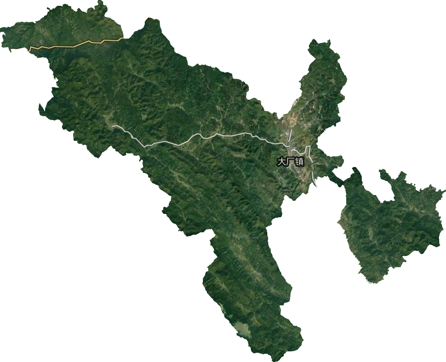 大廠鎮衛星圖