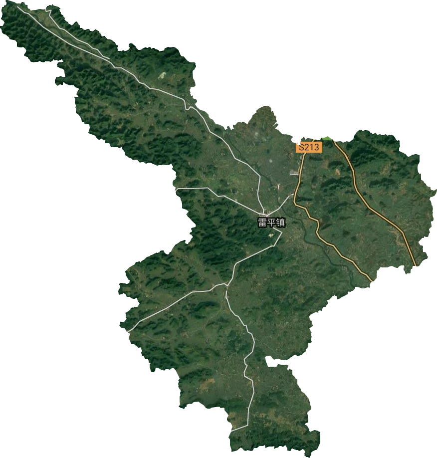 雷平鎮衛星圖