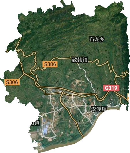 李渡街道衛(wèi)星圖