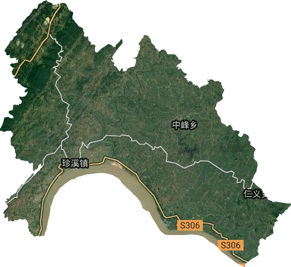 珍溪鎮(zhèn)衛(wèi)星圖