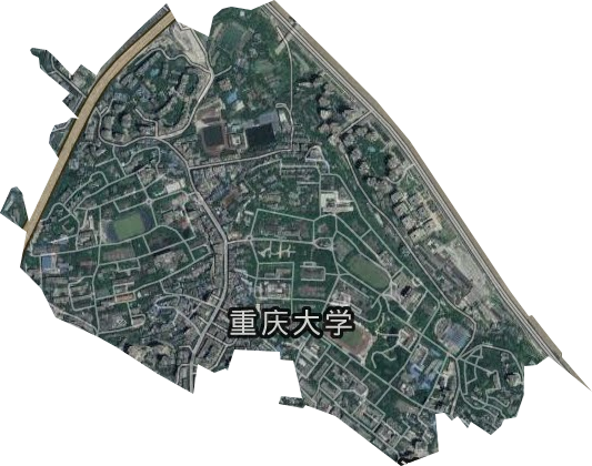 沙坪壩街道衛星圖