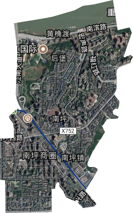 南坪街道衛(wèi)星圖