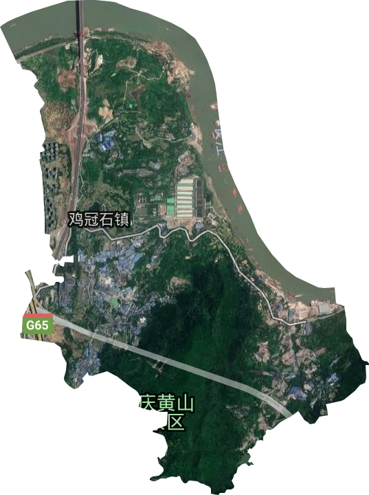 雞冠石鎮衛星圖