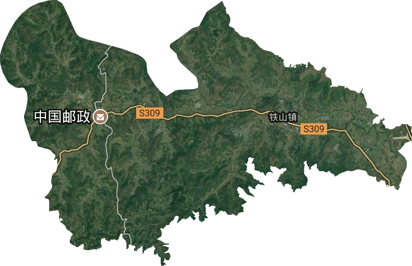 鐵山鎮衛星圖