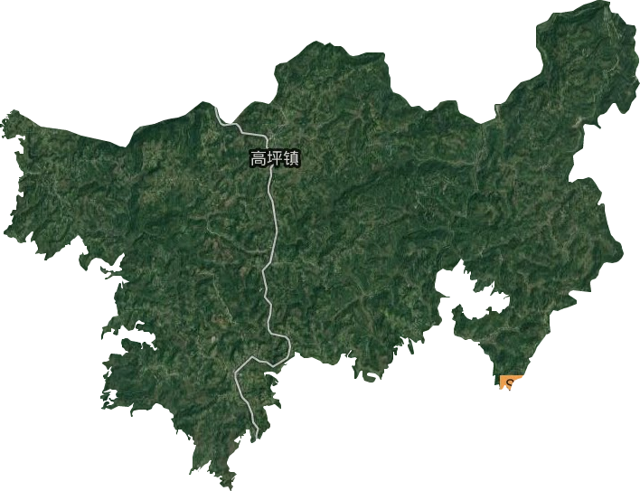 高坪鎮衛星圖