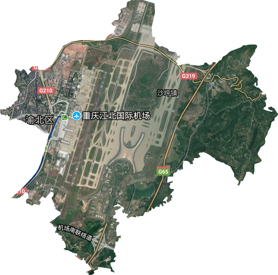 兩路街道衛星圖