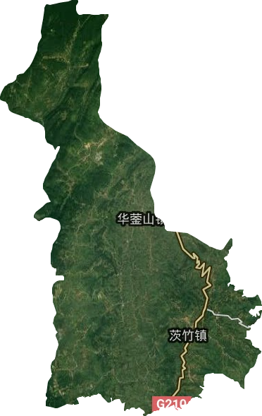 茨竹鎮衛星圖