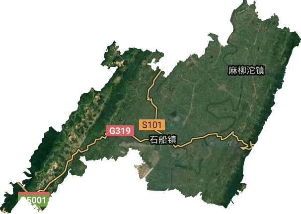 石船鎮衛星圖