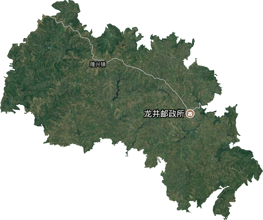 隆興鎮衛星圖