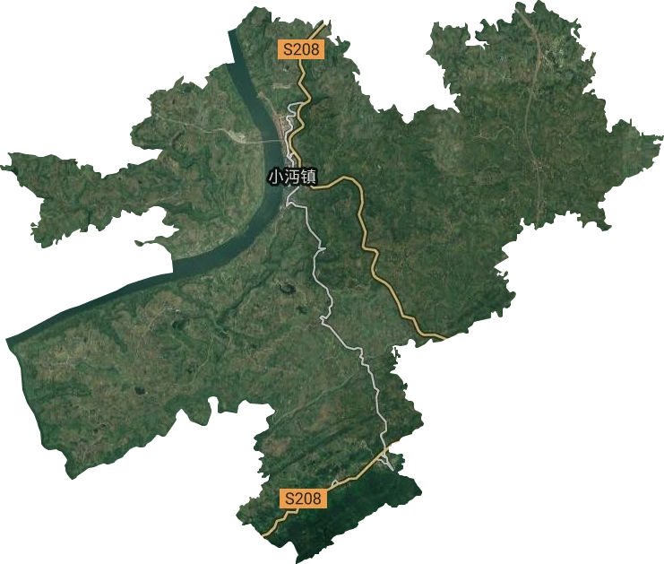 小沔鎮(zhèn)衛(wèi)星圖