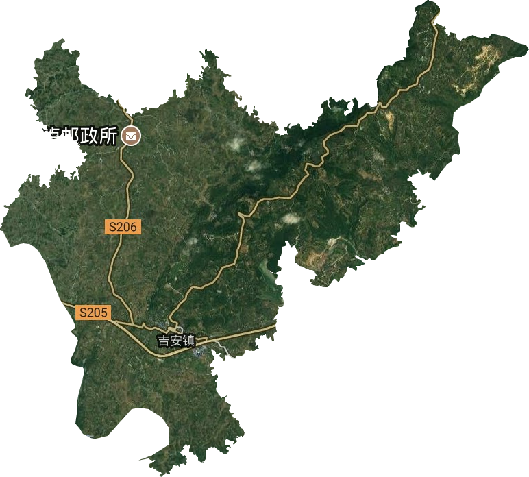 吉安鎮(zhèn)衛(wèi)星圖