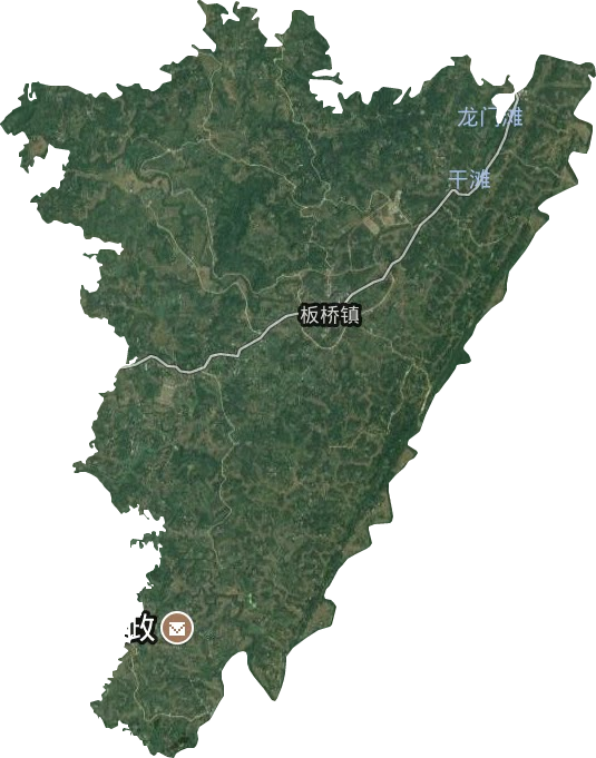 板橋鎮(zhèn)衛(wèi)星圖