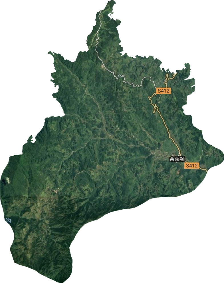 合溪鎮(zhèn)衛(wèi)星圖