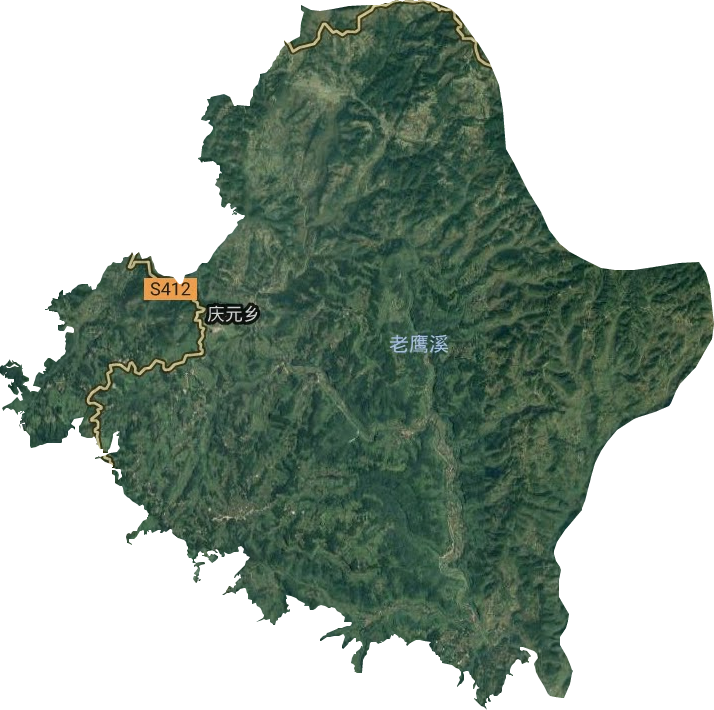 慶元鄉衛星圖