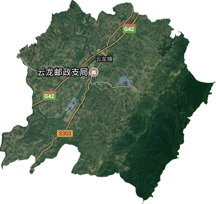 云龍鎮(zhèn)衛(wèi)星圖