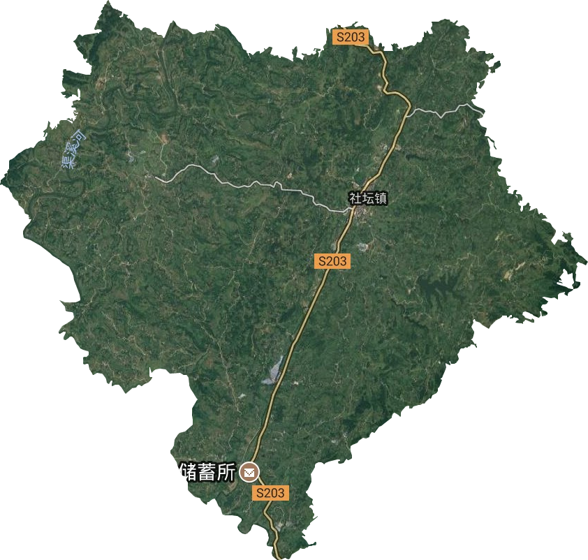 社壇鎮衛星圖