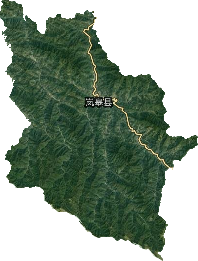 嵐皋縣衛(wèi)星圖