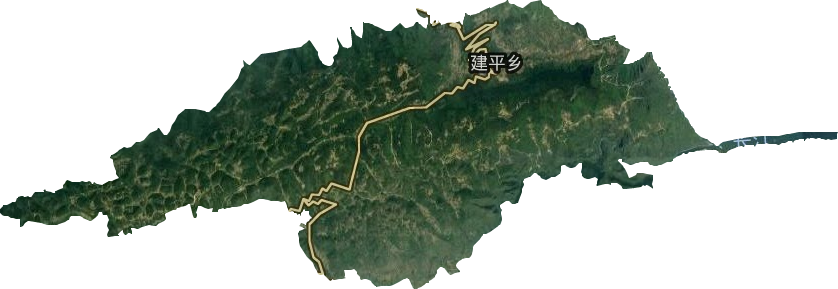 建坪鄉衛星圖