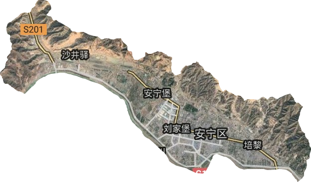 安寧區衛星圖