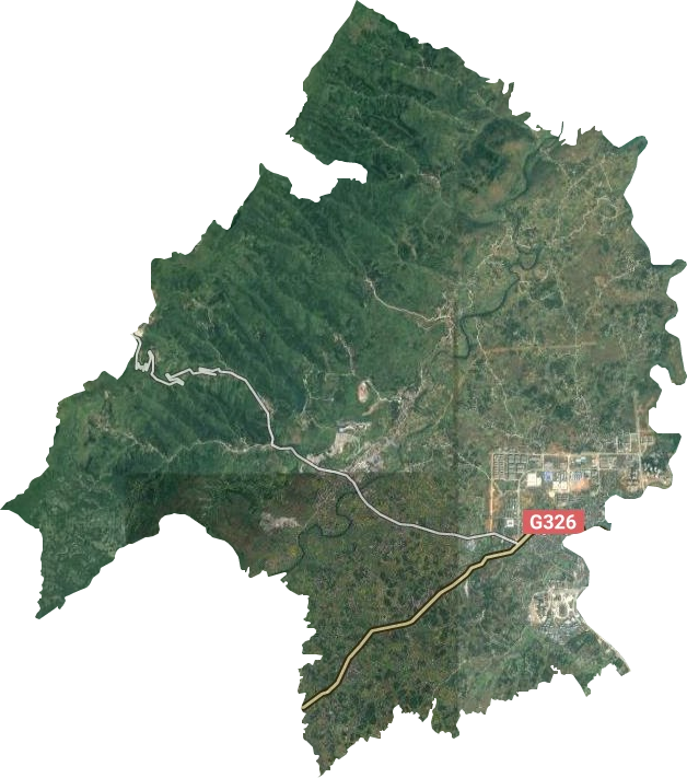 烏楊街道衛星圖