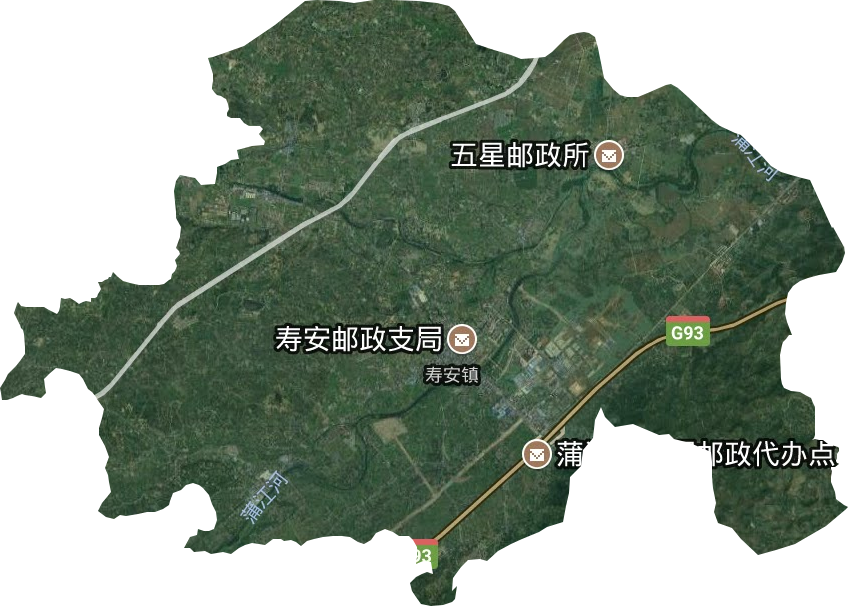 壽安鎮衛星圖