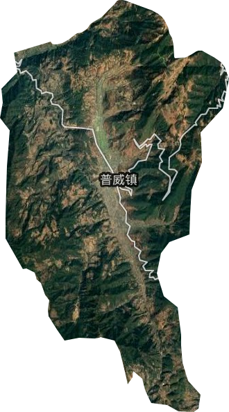 普威鎮衛星圖