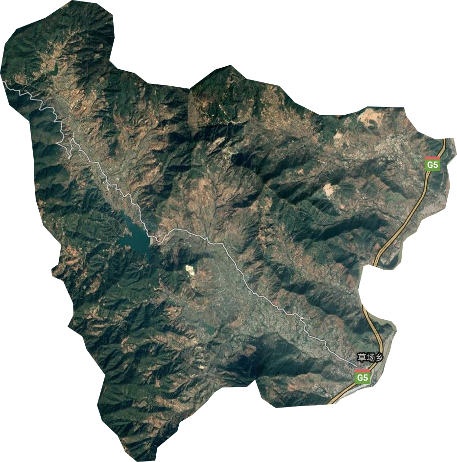草場鄉衛星圖