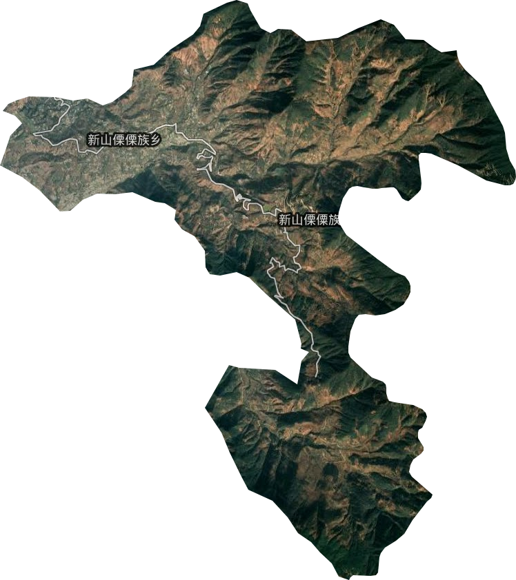 新山傈僳族鄉衛星圖