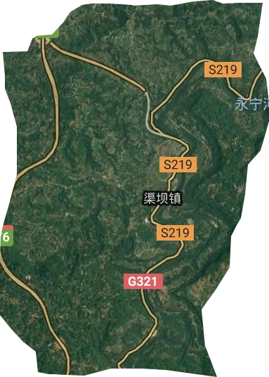 渠壩鎮(zhèn)衛(wèi)星圖