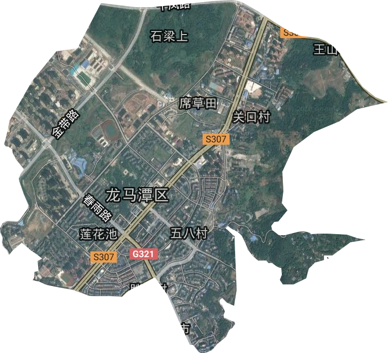 蓮花池街道衛(wèi)星圖