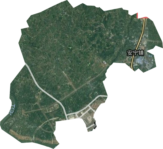 安寧鎮(zhèn)衛(wèi)星圖