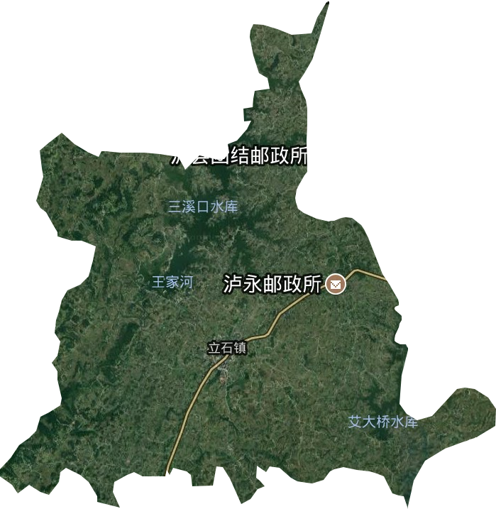 立石鎮(zhèn)衛(wèi)星圖
