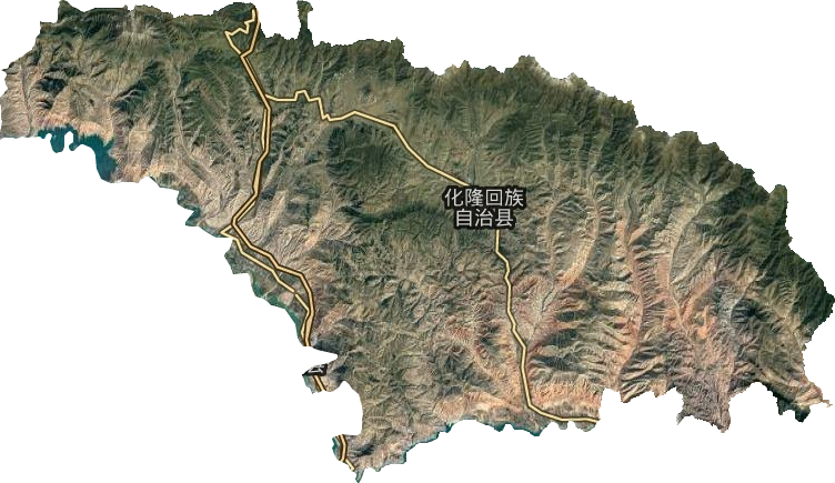 化隆回族自治縣衛星圖
