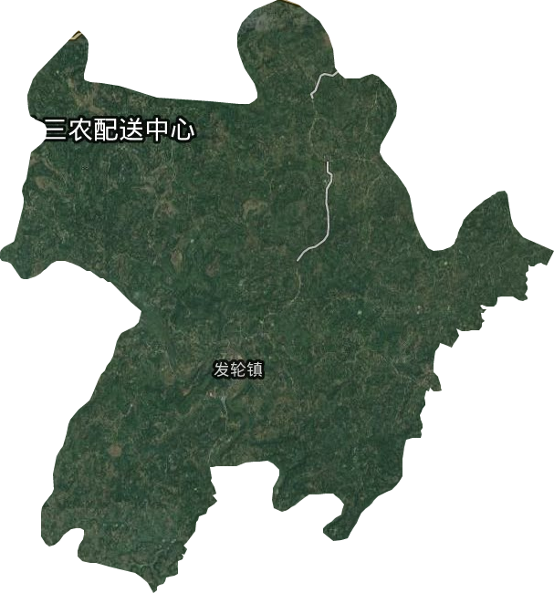 發輪鎮衛星圖