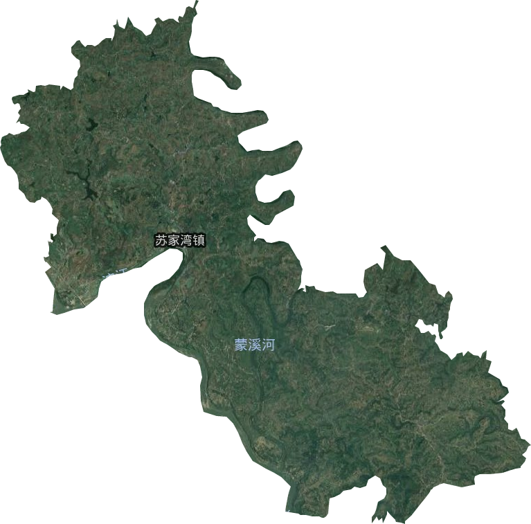 蘇家灣鎮(zhèn)衛(wèi)星圖