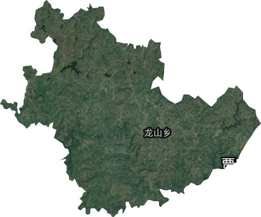 龍山鄉(xiāng)衛(wèi)星圖