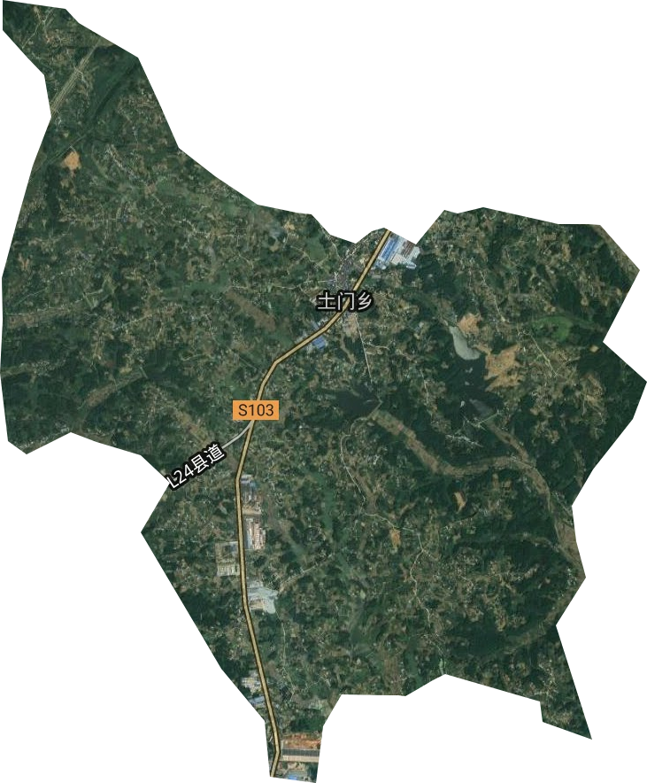 土門鄉(xiāng)衛(wèi)星圖