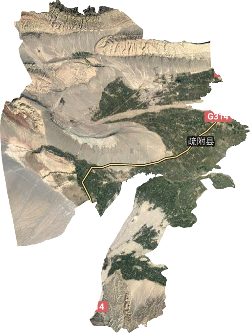 疏附縣衛星圖