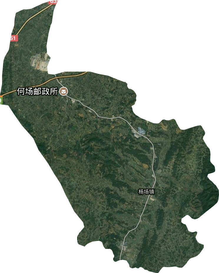 楊場鎮衛星圖