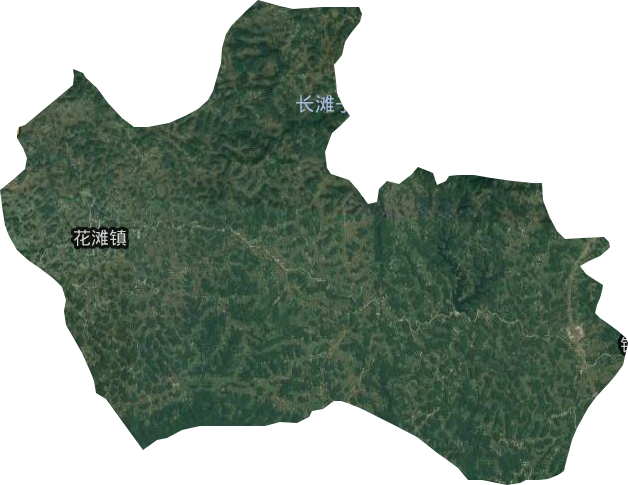 花灘鎮(zhèn)衛(wèi)星圖