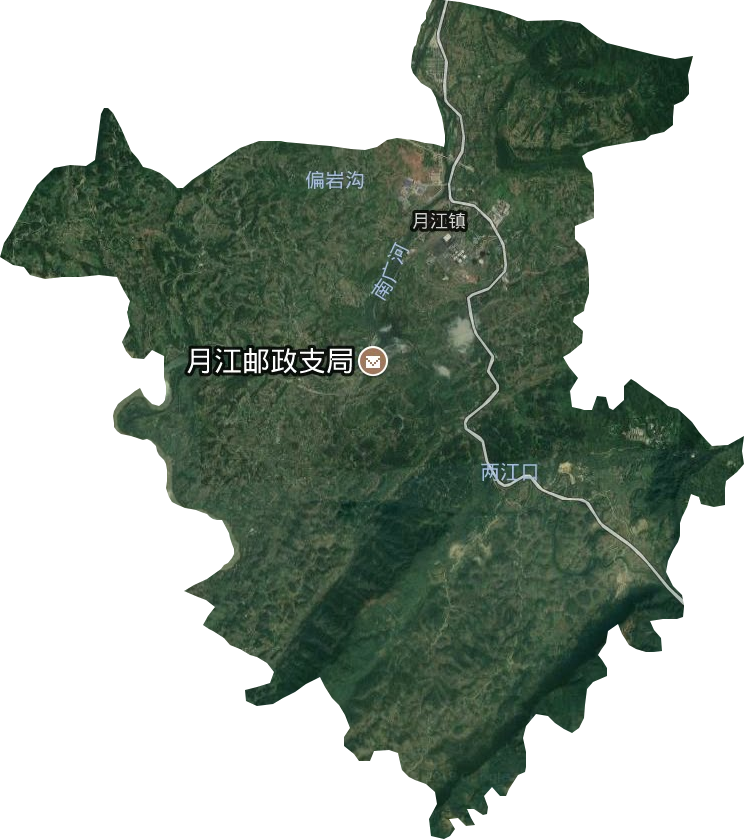 月江鎮(zhèn)衛(wèi)星圖