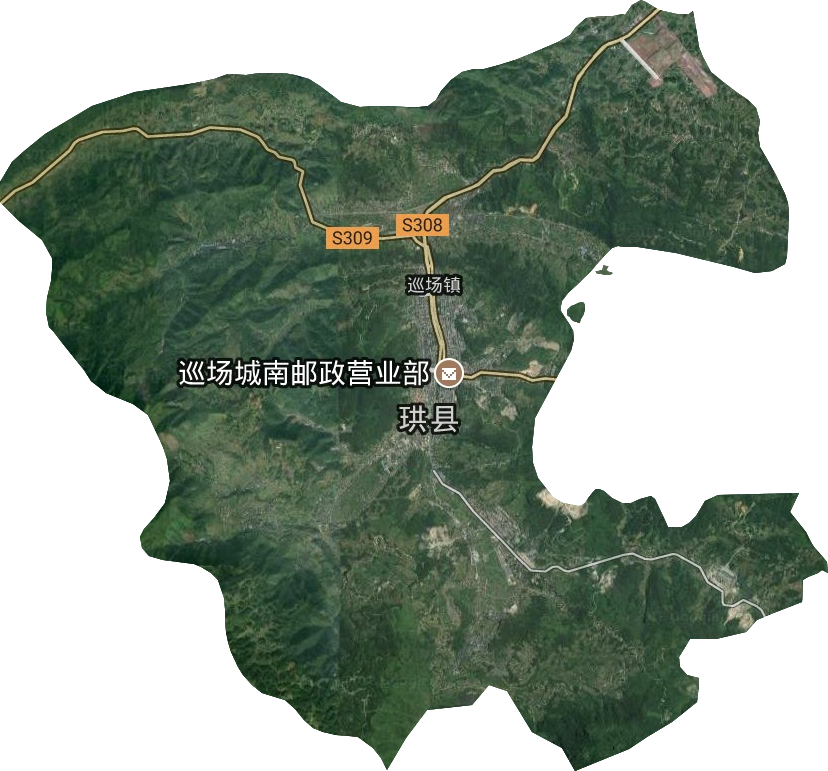 巡場鎮衛星圖