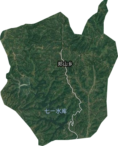 鄭山鄉(xiāng)衛(wèi)星圖