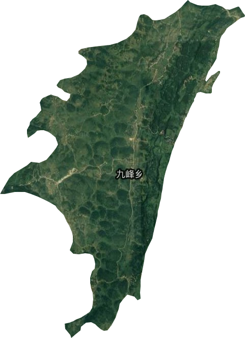 九峰鄉衛星圖